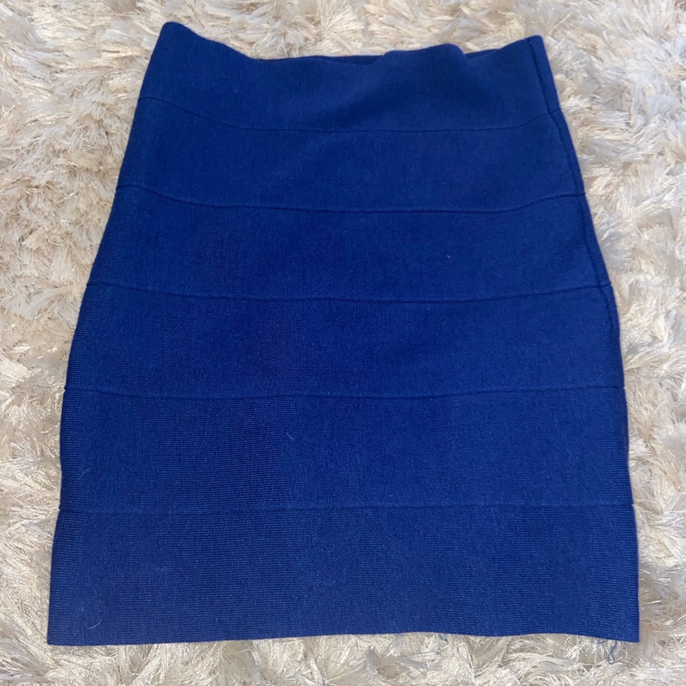 Royal blue pencil skirt